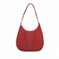Preview: Hobo Bag Schultertasche aus Kalbsleder weinrot